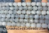 CAQ916 15.5 inches 8*10mm tube aquamarine gemstone beads