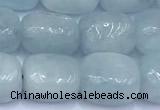 CAQ942 15 inches 9*10mm – 10*12mm nuggets aquamarine beads