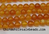 CAR102 15.5 inches 5mm round natural amber beads