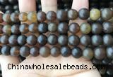 CAR219 15.5 inches 9mm round natural amber beads wholesale