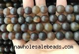 CAR221 15.5 inches 11mm round natural amber beads wholesale