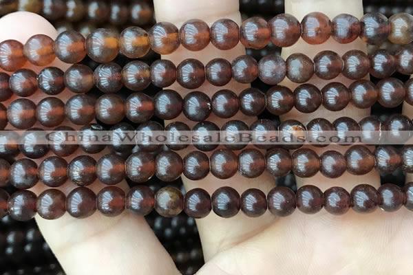 CAR228 15.5 inches 5mm round natural amber beads wholesale