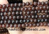 CAR229 15.5 inches 6mm round natural amber beads wholesale