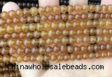 CAR233 15.5 inches 5mm - 5.5mm round natural amber beads wholesale