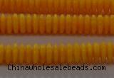 CAR408 15.5 inches 2*6mm rondelle synthetic amber beads wholesale