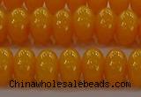 CAR410 15.5 inches 6*9mm rondelle synthetic amber beads wholesale