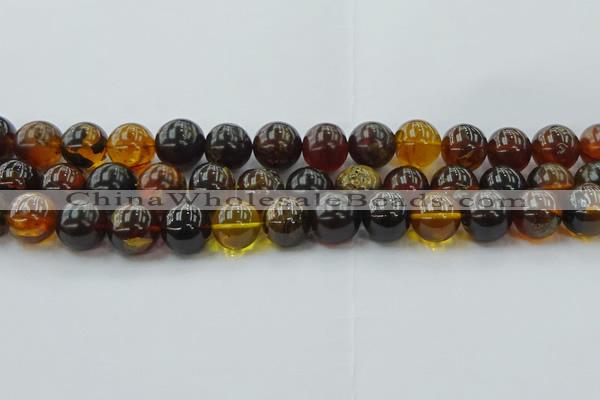 CAR509 15.5 inches 15mm - 16mm round natural amber beads wholesale