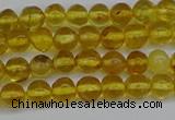 CAR550 15.5 inches 4mm - 5mm round natural amber beads wholesale