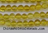 CAR558 15.5 inches 4mm - 4.5mm round natural amber beads wholesale