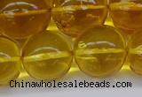 CAR567 15.5 inches 15mm - 16mm round natural amber beads wholesale