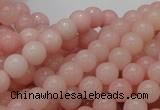 CAS04 15.5 inches 8mm round pink angel skin gemstone beads