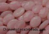 CAS20 15.5 inches 10*14mm oval pink angel skin gemstone beads