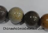 CAT5207 15.5 inches 18mm round aqua terra jasper beads wholesale