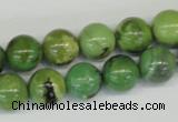 CAU04 round australia chrysoprase 12mm gemstone beads Wholesale