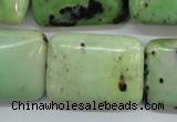 CAU206 15.5 inches 22*30mm rectangle Australia chrysoprase beads