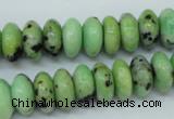 CAU220 15.5 inches 6*12mm rondelle Australia chrysoprase beads