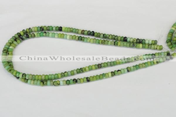 CAU26 15.5 inches 4*6mm rondelle australia chrysoprase beads wholesale