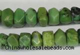 CAU32 15.5 inches 8*12mm nugget australia chrysoprase beads wholesale