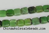 CAU34 15.5 inches 8*8mm square australia chrysoprase beads wholesale