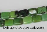 CAU36 15.5 inches 8*10mm rectangle australia chrysoprase beads wholesale