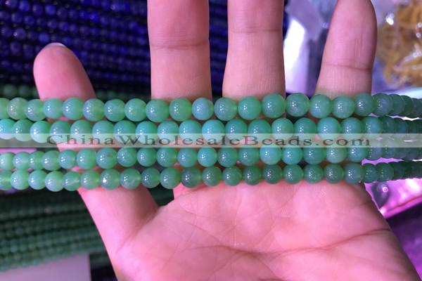 CAU370 15.5 inches 4mm round Australia chrysoprase beads