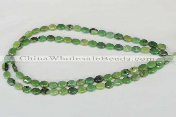 CAU39 15.5 inches 8*10mm oval australia chrysoprase beads wholesale