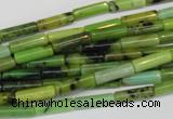 CAU46 15.5 inches 4*13mm tube Australia chrysoprase beads wholesale