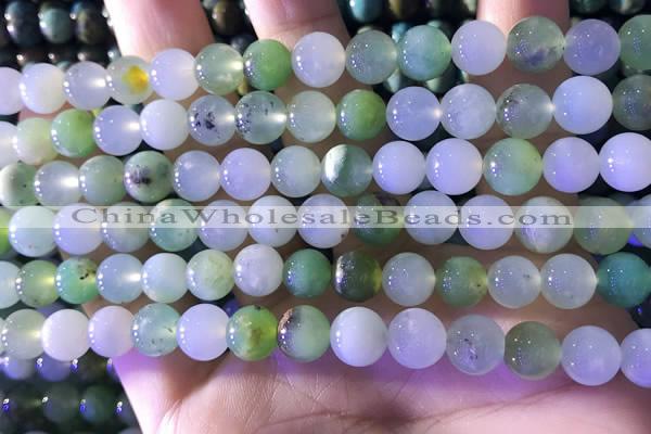 CAU473 15.5 inches 8mm round Australia chrysoprase beads