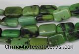 CAU52 15.5 inches 8*12mm rectangle Australia chrysoprase beads wholesale