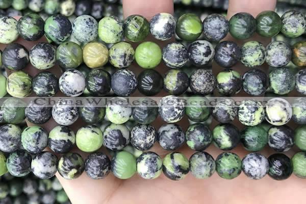 CAU523 15.5 inches 8mm - 8.5mm round Chinese chrysoprase beads