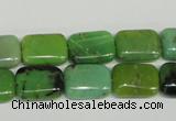 CAU63 15.5 inches 10*14mm rectangle Australia chrysoprase beads