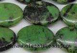 CAU67 15.5 inches 18*25mm oval Australia chrysoprase beads