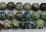 CAZ09 15.5 inches 10mm round natural azurite gemstone beads