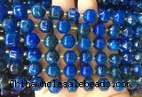 CCBS158 15 inches 10mm faceted prism agate beads wholesale