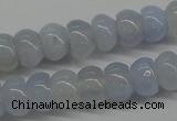 CBC20 15.5 inches 4*6mm rondelle blue chalcedony beads wholesale