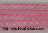 CBC300 15.5 inches 4mm round pink chalcedony beads wholesale