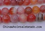 CBC402 15.5 inches 8mm A grade round orange chalcedony beads