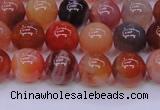 CBC403 15.5 inches 10mm A grade round orange chalcedony beads