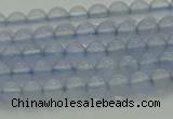 CBC450 15.5 inches 4mm round blue chalcedony beads wholesale