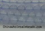 CBC451 15.5 inches 6mm round blue chalcedony beads wholesale