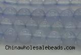 CBC451 15.5 inches 6mm round blue chalcedony beads wholesale