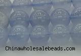 CBC453 15.5 inches 10mm round blue chalcedony beads wholesale