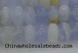 CBC471 15.5 inches 5*8mm rondelle blue chalcedony beads