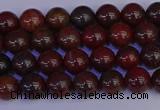 CBD350 15.5 inches 4mm round poppy jasper beads wholesale