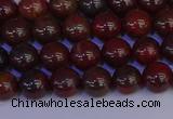 CBD351 15.5 inches 6mm round poppy jasper beads wholesale