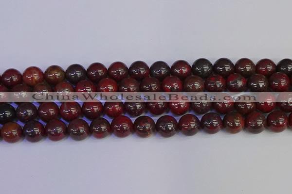 CBD355 15.5 inches 14mm round poppy jasper beads wholesale