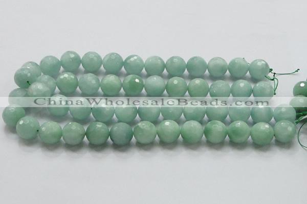 CBJ09 15.5 inches 16mm faceted round jade beads wholesale