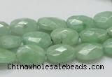 CBJ29 15.5 inches 10*14mm faceted oval jade beads wholesale