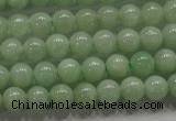 CBJ307 15.5 inches 4mm round A grade natural jade beads