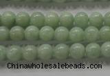 CBJ309 15.5 inches 8mm round A grade natural jade beads